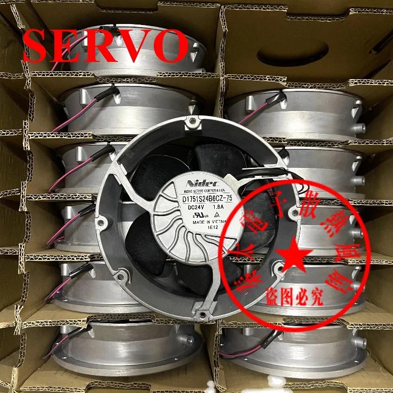 SERVO D1751S24B6CZ-75 2 ̾  ð ǳ, DC 24V, 1.8A, 172x172x50mm